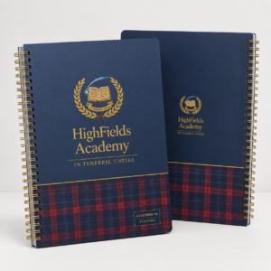 Cuaderno A4 HighFields Academy – Espiral Premium | Diseño Exclusivo