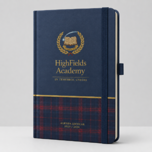 Agenda Escolar HighFields Academy 2025/2026 – Tapa Dura Premium