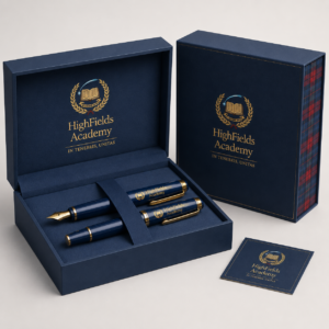 Set de Plumas Estilográficas HighFields Academy con Estuche de Regalo Premium